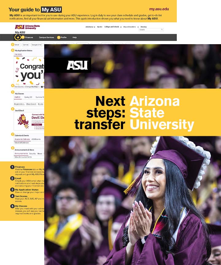 Admitted transfer student next steps Admission ASU